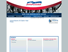Tablet Screenshot of americanwaterheaternews.com